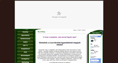 Desktop Screenshot of lovasbaratok.hu